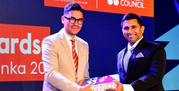 Sushan at the Study UK Alumni Awards