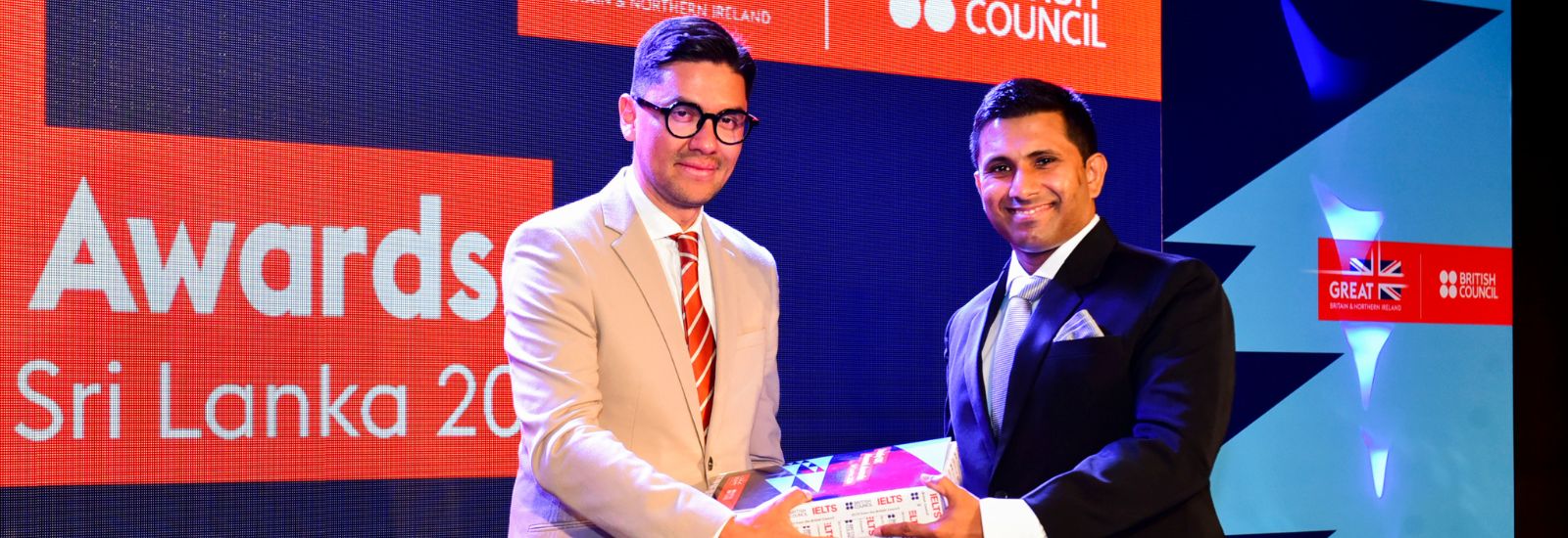 Sushan at the Study UK Alumni Awards