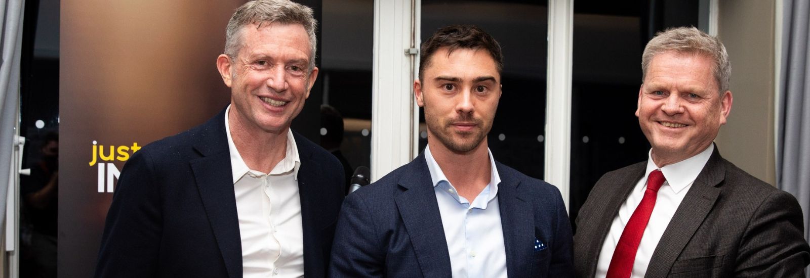 Felix with Paul Lindley and Professor Robert Van de Noort