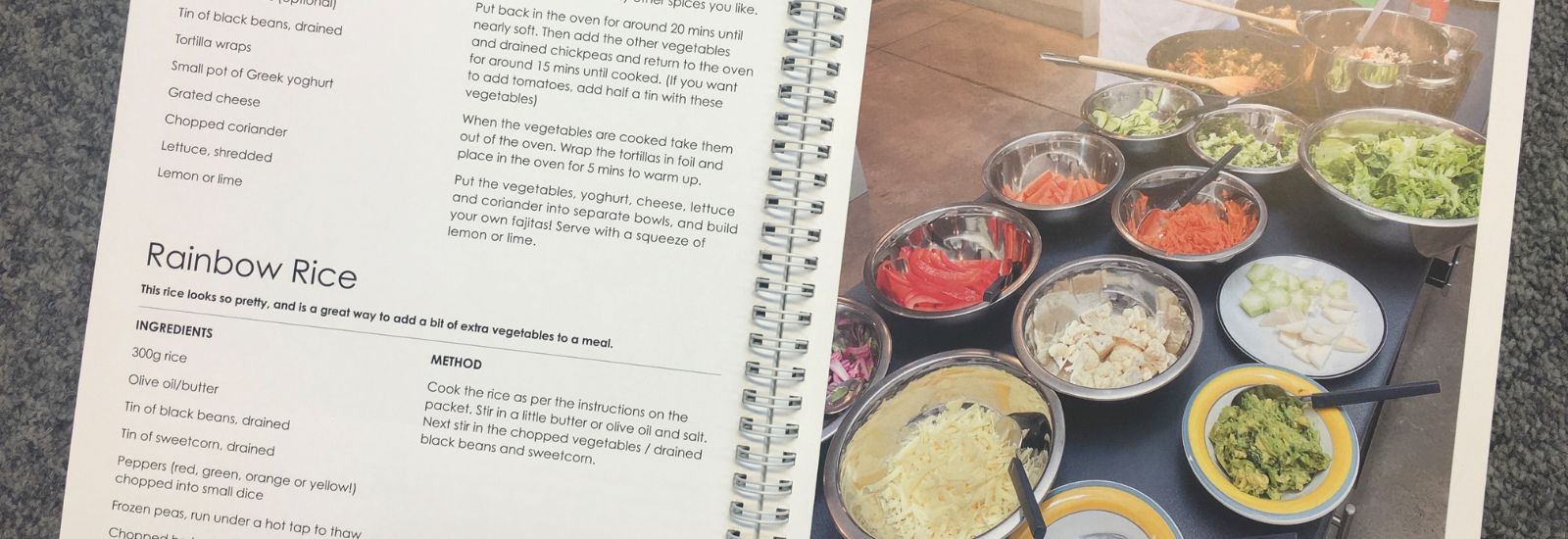 A page of the Maymessy cookbook