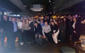 Group photo of the first construction alumni group get-together