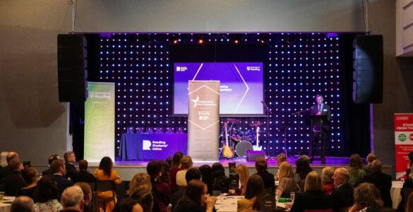 Chancellor Paul Lindley speaking at the Celebration of Volunteering