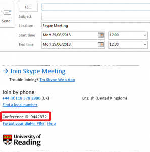 how to make a conference call using skype for business