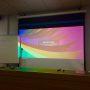 The lecture theatre prior to the breakfast briefing