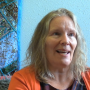 A picture of Professor Cindy Becker in interview.