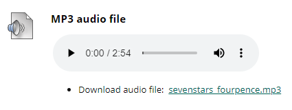 Audio file