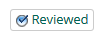 A button saying "Reviewed"