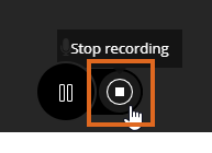 Stop recording