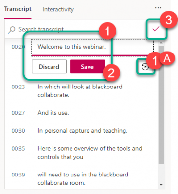 MS Stream: Edit Your Video Transcript for Captioning - Blackboard Help ...