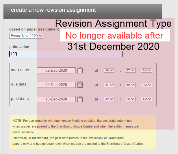 turnitin revision assignment