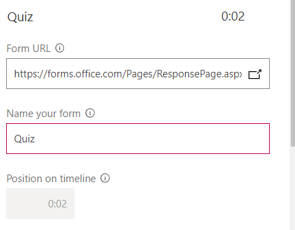 Paste the link of URL from the Share forms section