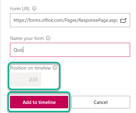 Office 365: Adding MS Forms Quizzes to your Screencast - Blackboard Help  for Staff - University of Reading