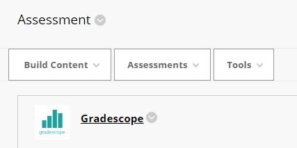 Gradescope link in course