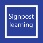 icon: signpost learning