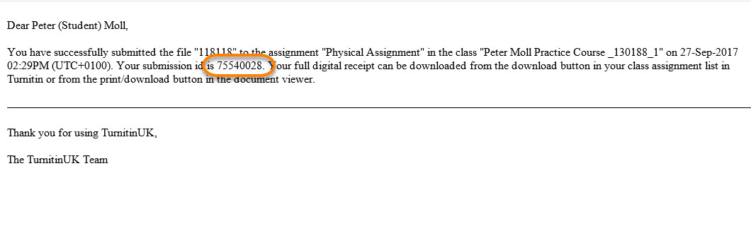 turnitin submission id lookup