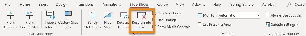 record a lecture on powerpoint for mac