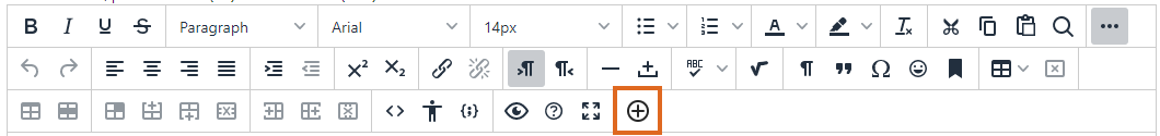 Add content icon