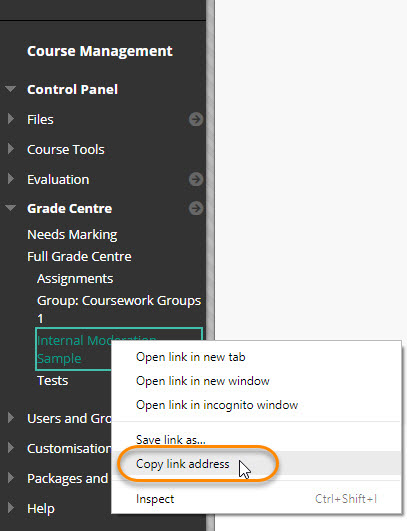 'Save Link As' option in contextual menu after right clicking.