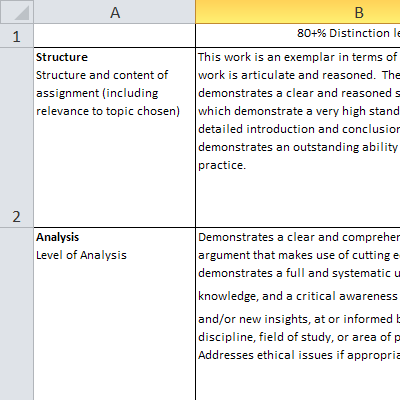 Image showing excel grid