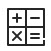 Weighted column icon